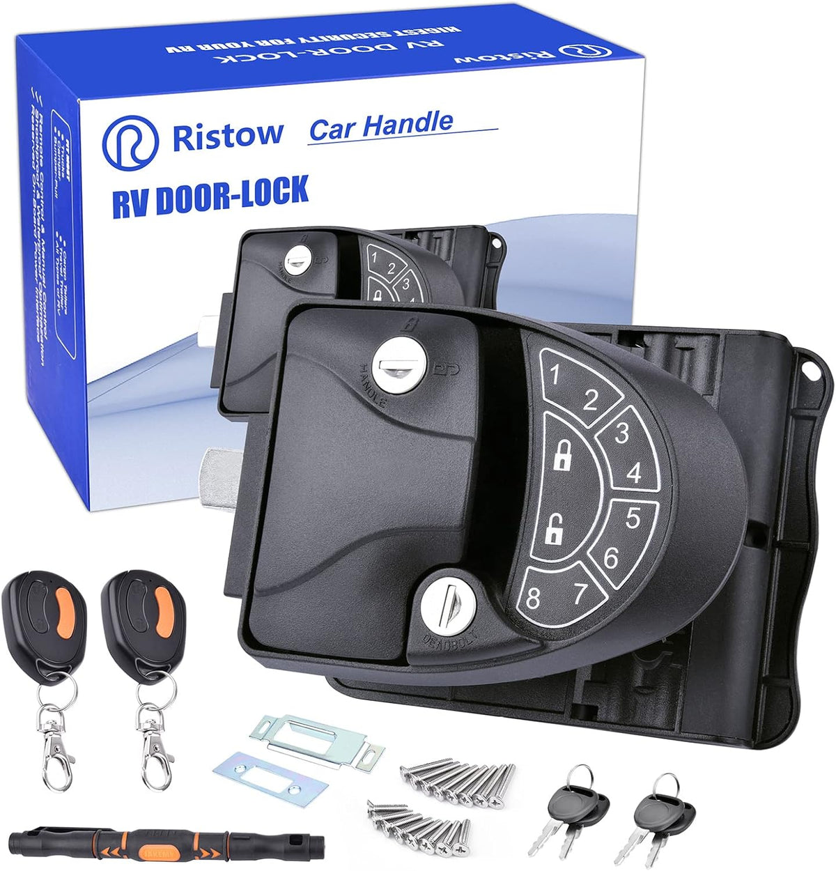 RV Keyless Entry Door Lock with Backlit Keypad E504