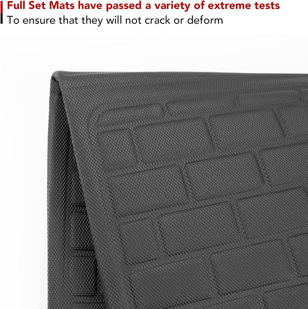 3D All-Weather Anti-Slip Waterproof Floor Liners Set U7250
