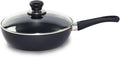Black 9.5 Inch Aluminum Saute Pan E28801