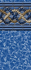 27' Round 52" Height 25 Gauge Unibead Pool Liner P665