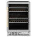 24 Bottle Dual Zone Stainless Steel Wine Cooler D90038
