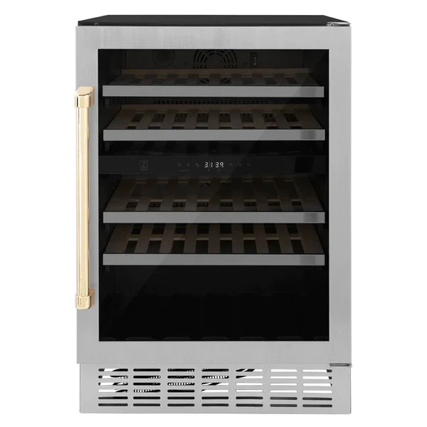 24 Bottle Dual Zone Stainless Steel Wine Cooler D90038