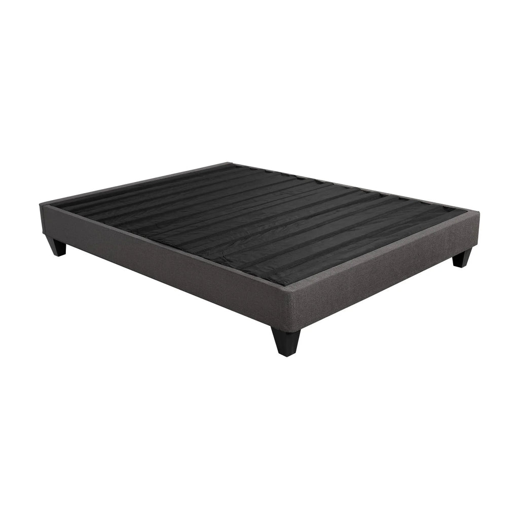 King Wood and Fabric Platform Bed Frame X861974