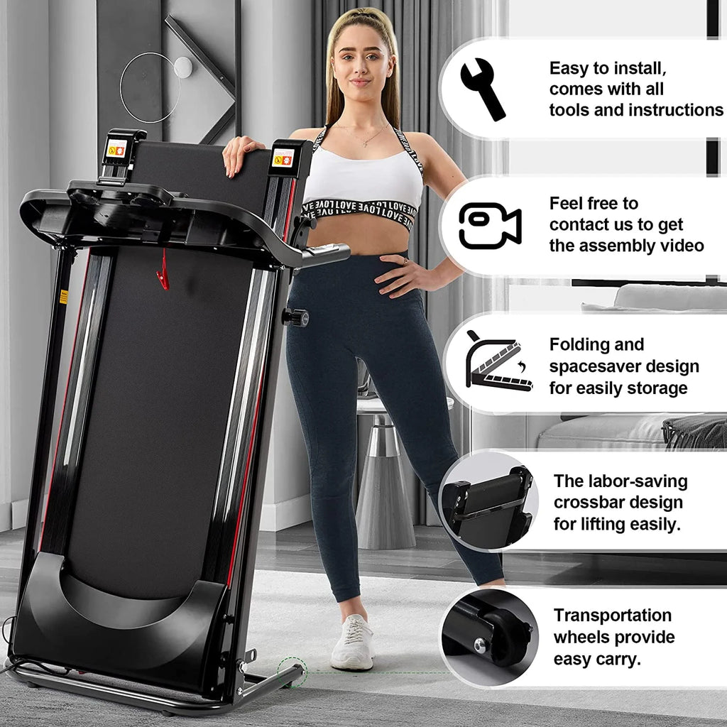 Folding Incline Electric Treadmill E859876