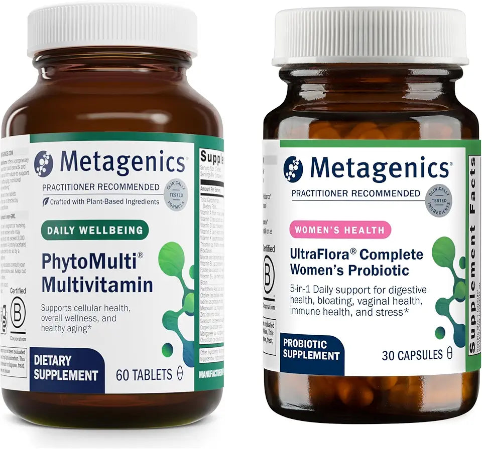 Multivitamin Without Iron 60 Tablets & Women's Probiotic 30 Capsules U82278