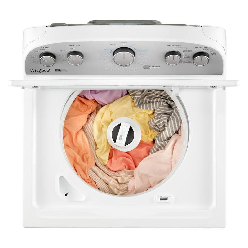 3.8 - 3.9 cu.ft. Top Load Washer in White with Removable Agitator J7435