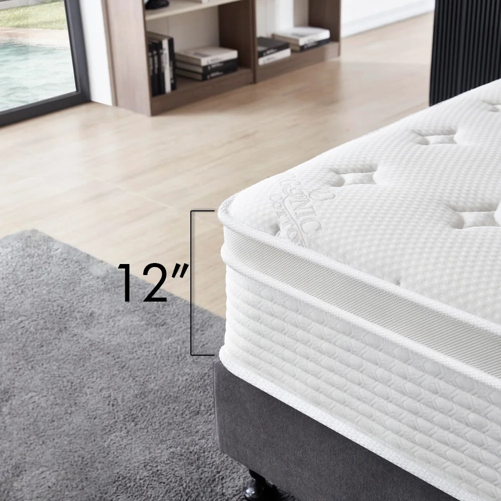 Memory Foam Spring Hybrid Full Size Mattress H321903