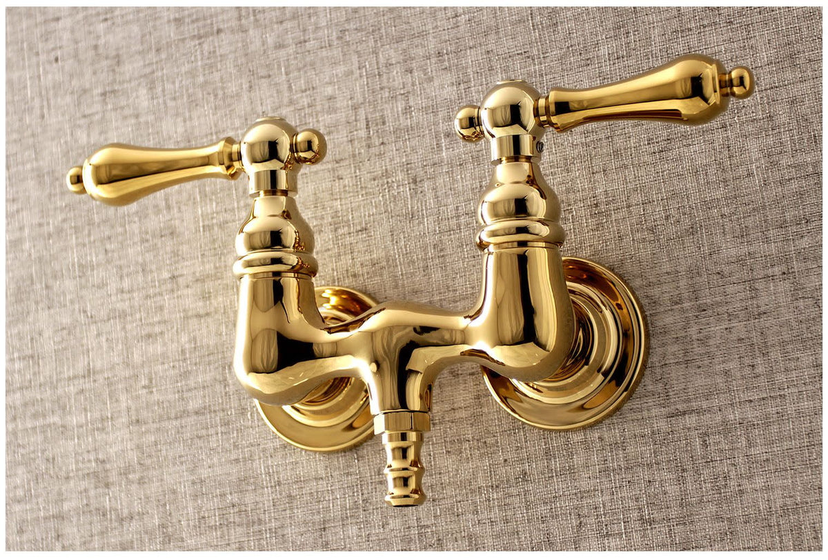 Wall Mount Tub Faucet Polished Brass C7884