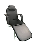 3 Fold Portable Tattoo Facial Bed Massage Table Chair Black Z778