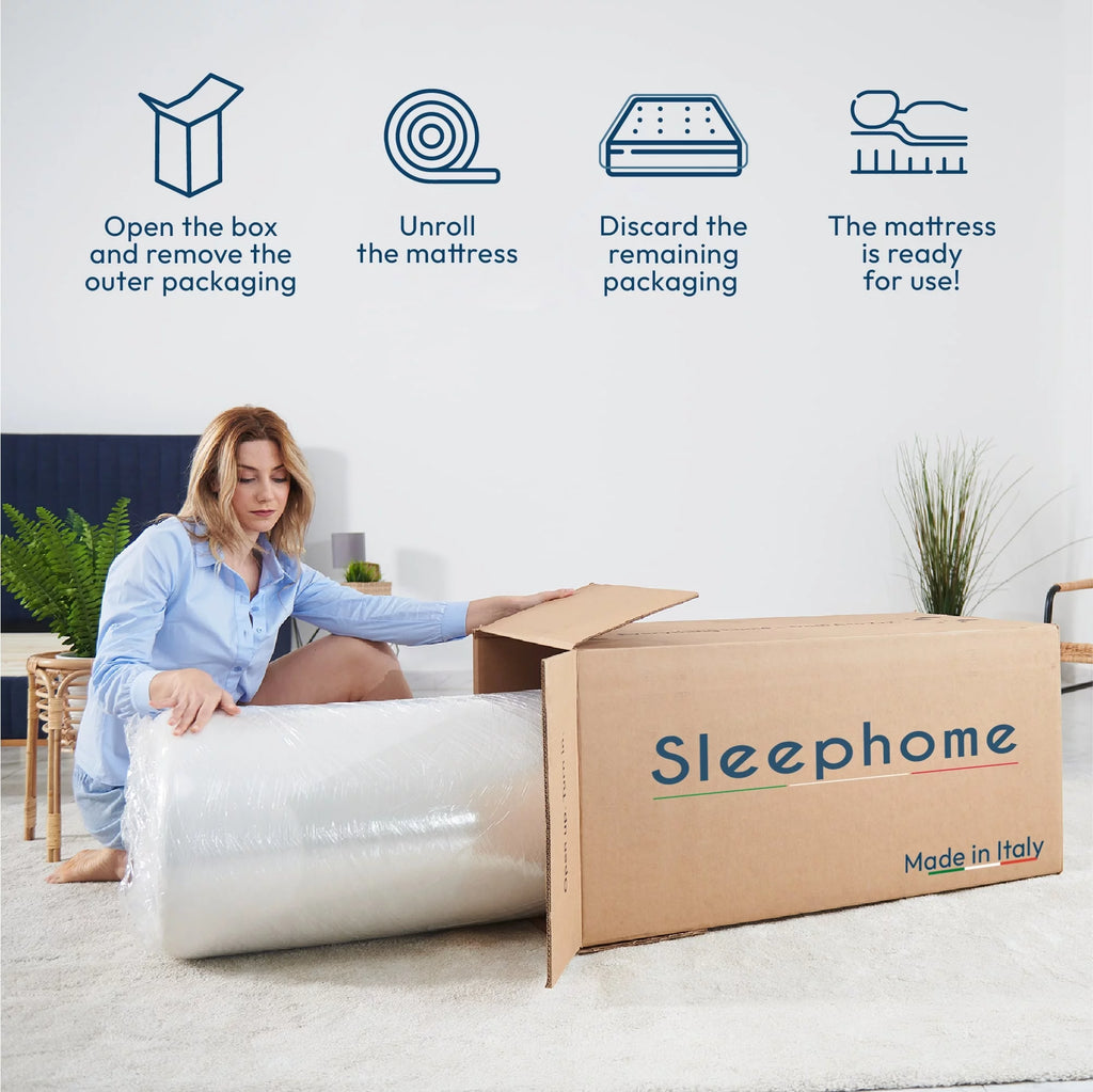 12 Full Hybrid Pocket Spring Comfort Foam Medium Mattress R68411