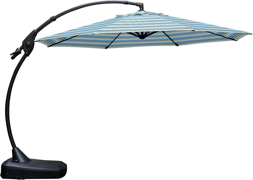 12 FT Aluminum Offset Cantilever Umbrella with Base G317425