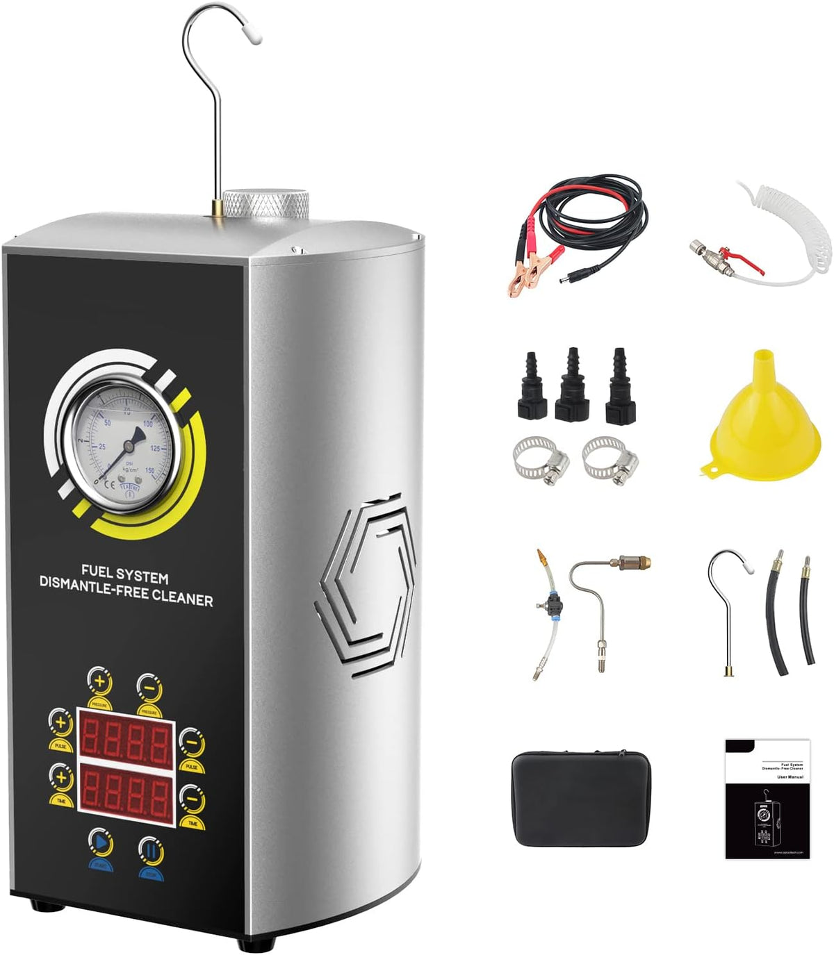 Car Fuel Injector Cleaner with Built-in Air Pump Y73652