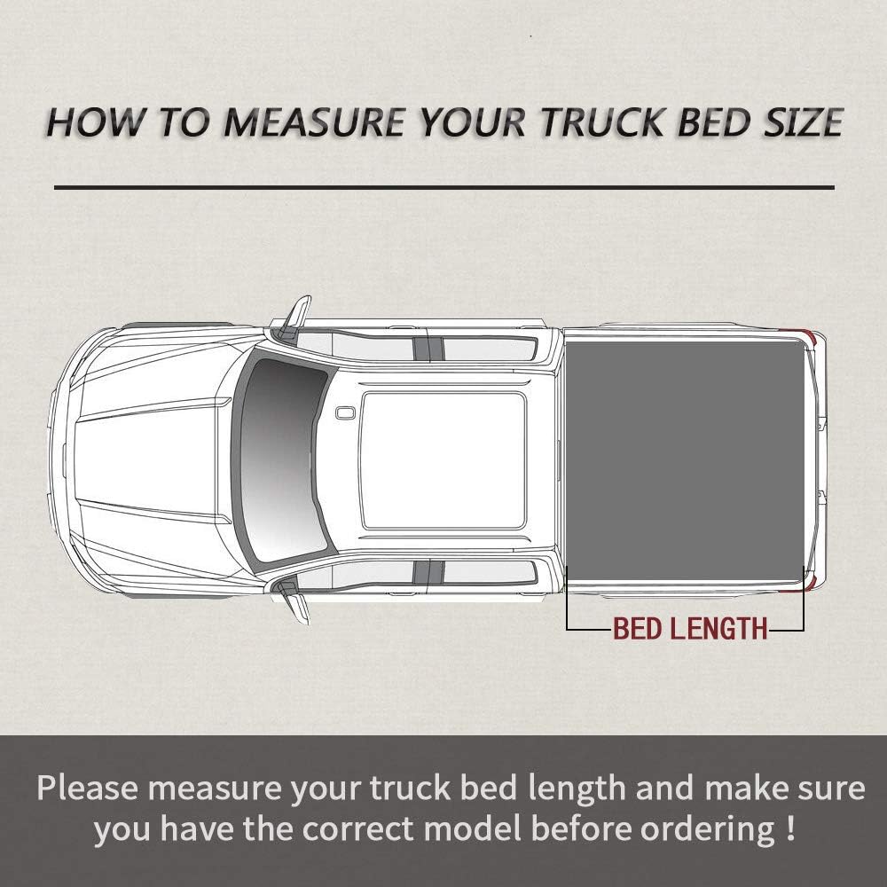 Hard Tri-Fold Truck Bed Tonneau Cover 5' Fleetside Waterproof G42929