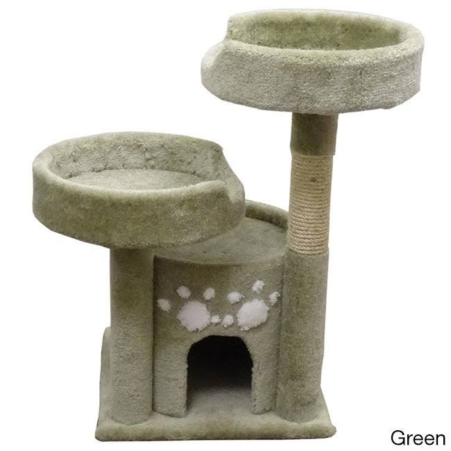Solid Wood Cat Condo Y377