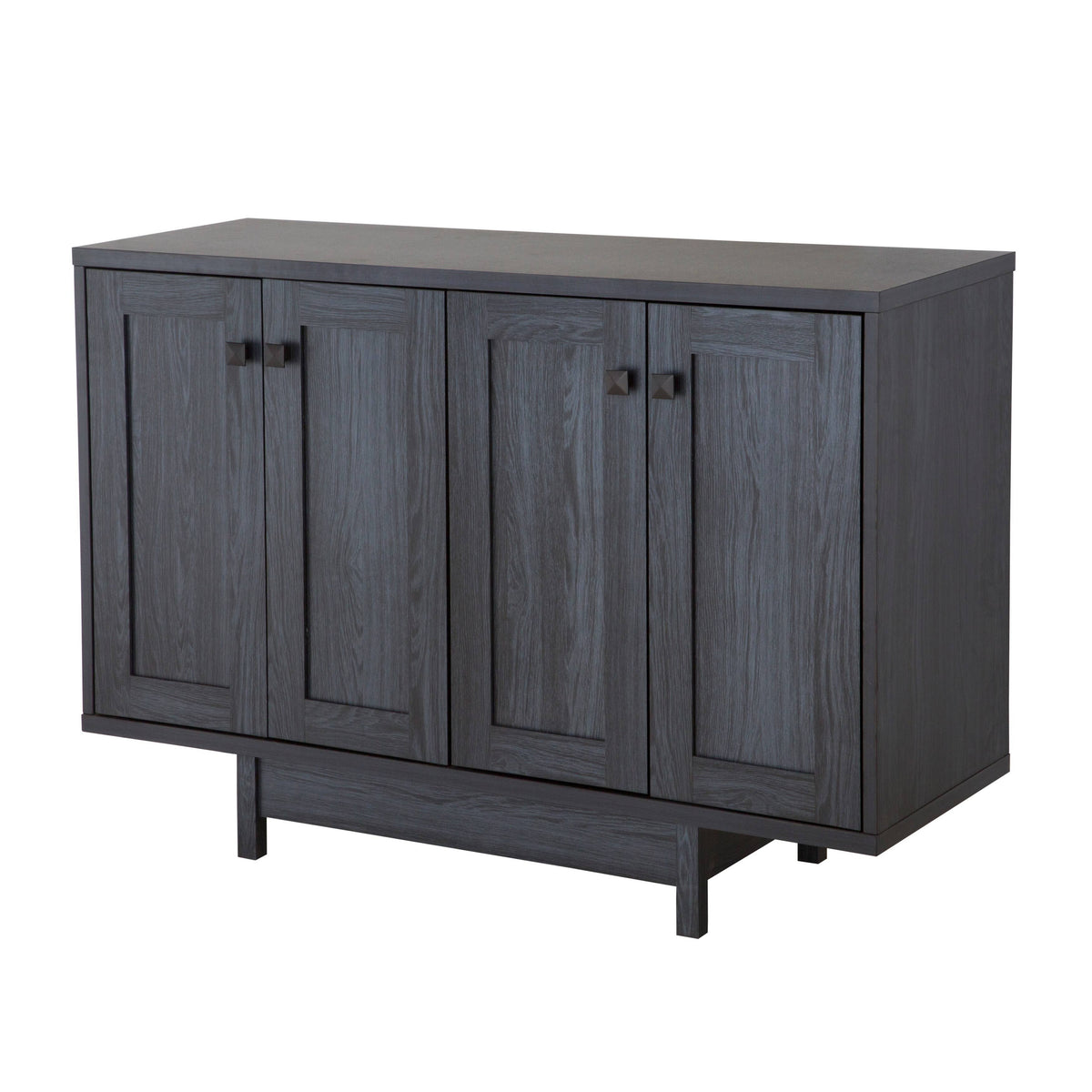 47x22W Distressed Grey Sideboard Storage Cabinet C390745