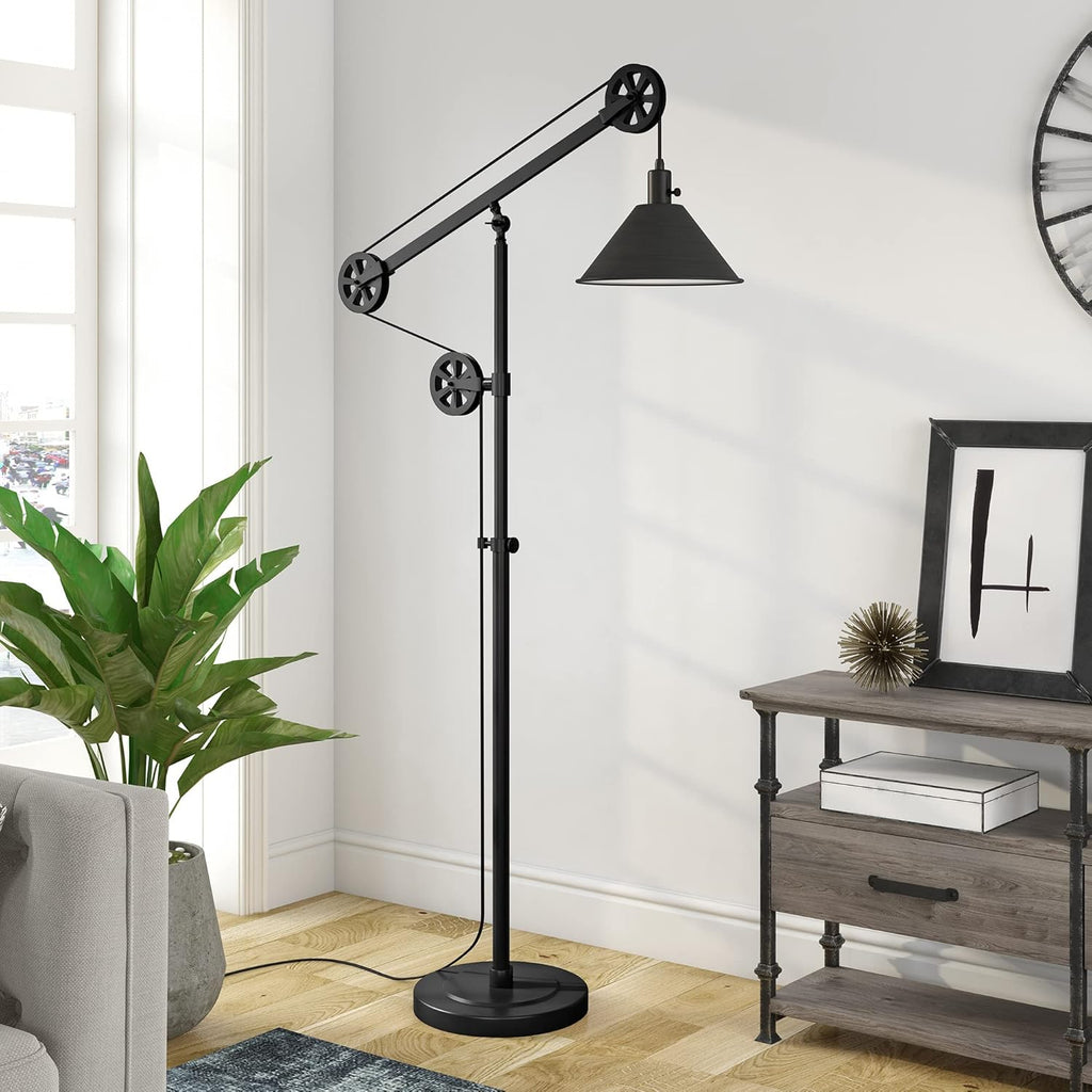 Aged Steel Floor Lamp C620905