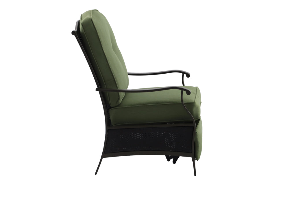 Steel Outdoor Recliner with Cushions M39520