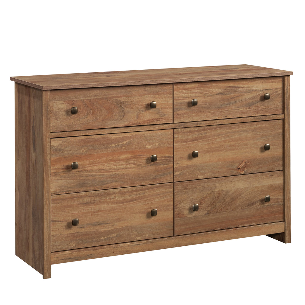 White 6 Drawer Dresser Y90627