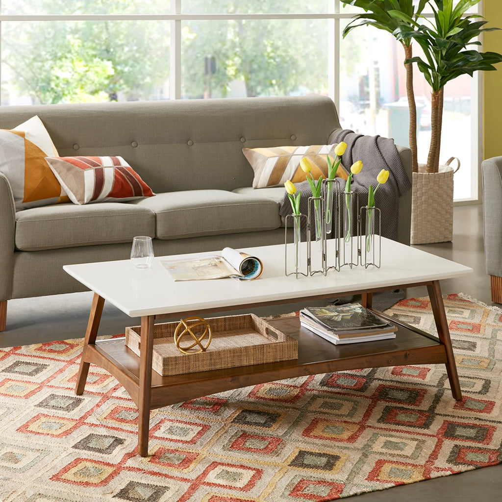 Off-White Pecan Coffee Table X858