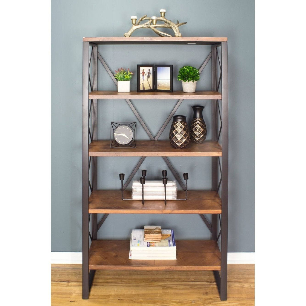 5 Shelf Standard Bookcase V80872