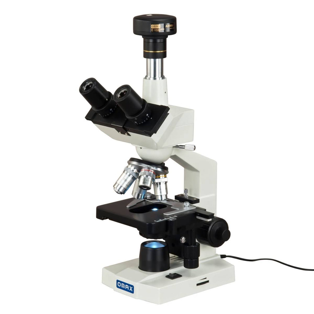 Trinocular Compound LED Microscope with 5MP Digital Camera V836