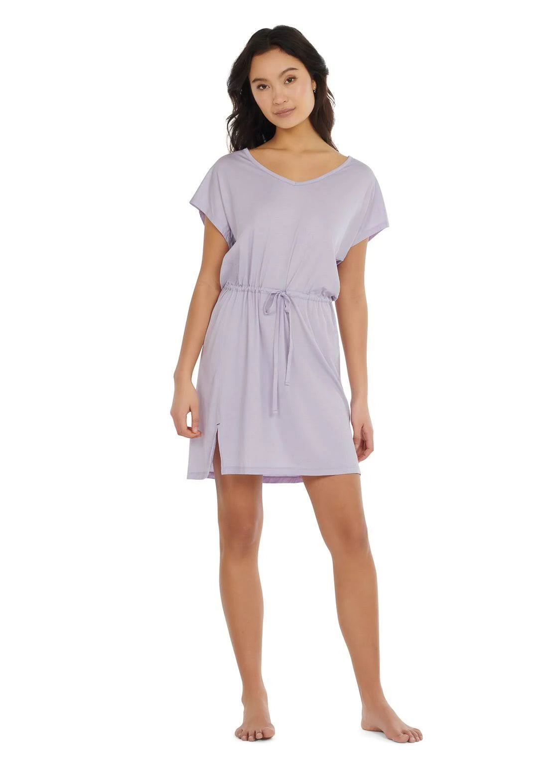 Women Night Dress Lavender L Eucalyptus E5916