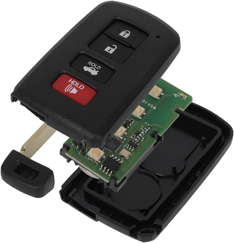 Remote Key Fob Keyless Entry Uncut Transponder P445184