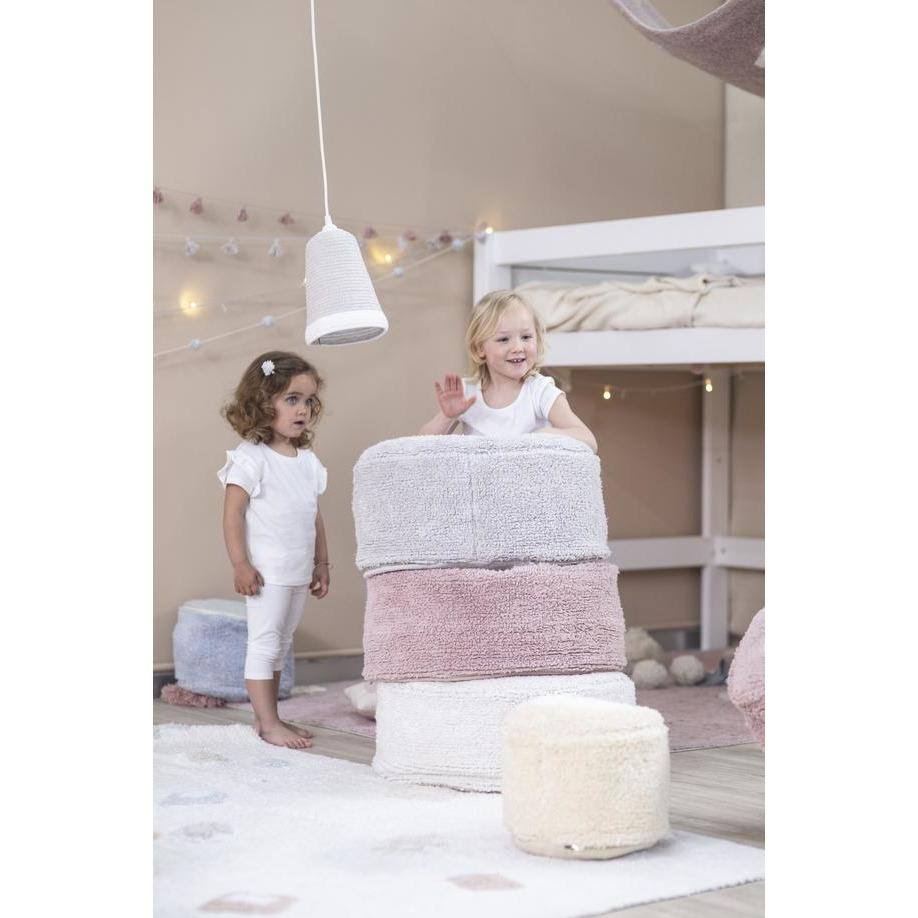 Pearl Grey Pouffe P707