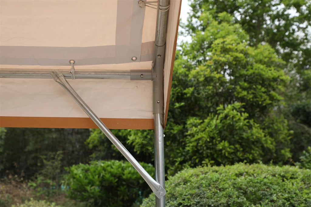 10' X 20’ Heavy Duty Galvanized Carport with 8 Legs I20106
