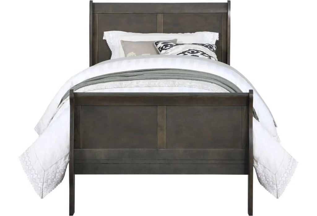 Dark Gray Eastern King 6pcs Bedroom Set N16211