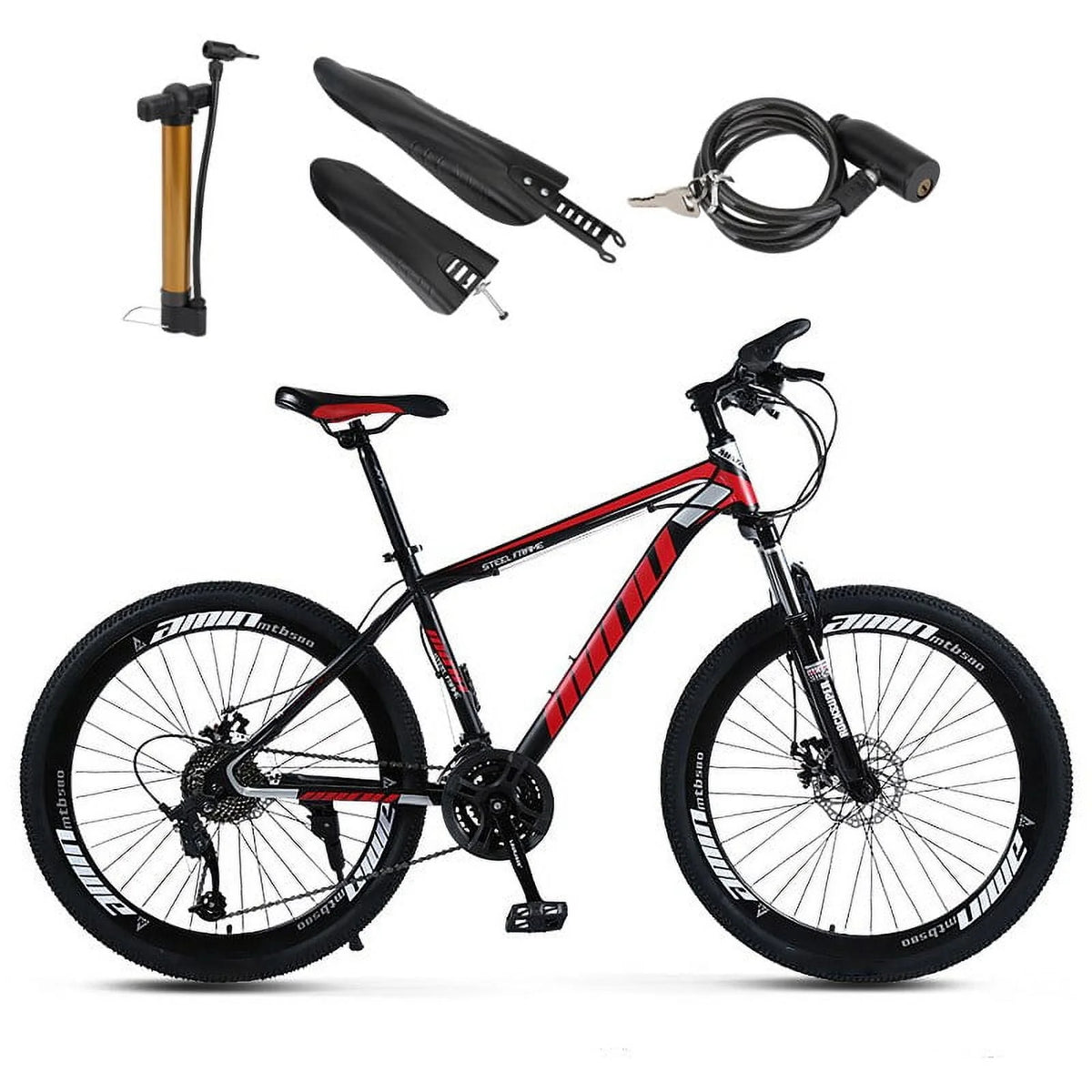 26-Inch Wheels 21 Speed Dual Disc Brake Mountain Bike K320145