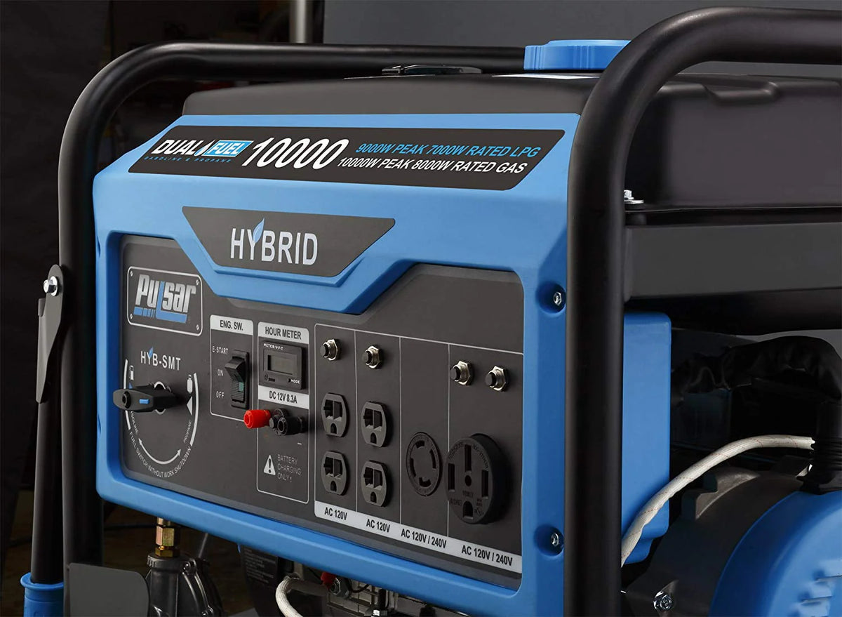 10,000-Watt Dual Fuel Portable Generator with Electric Start N97375
