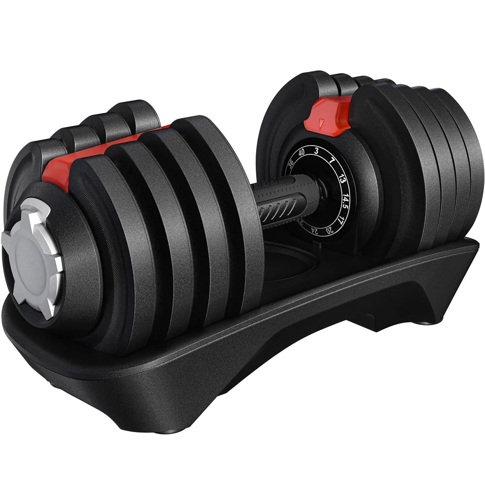 3-40lb 12-in-1 Quick-adjust Dumbbell Weights T61795