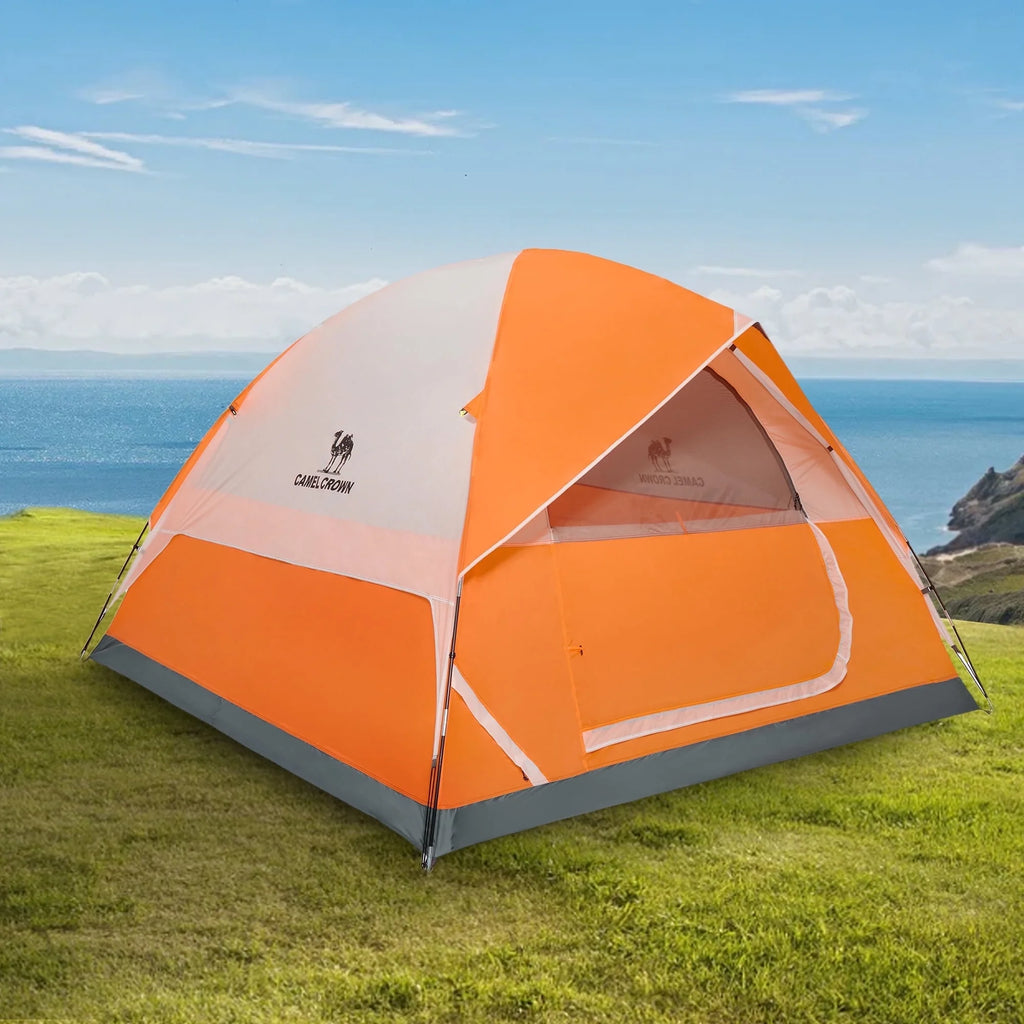 3-4 Person Waterproof Lightweight Dome Camping Tent with Carry Bag O837