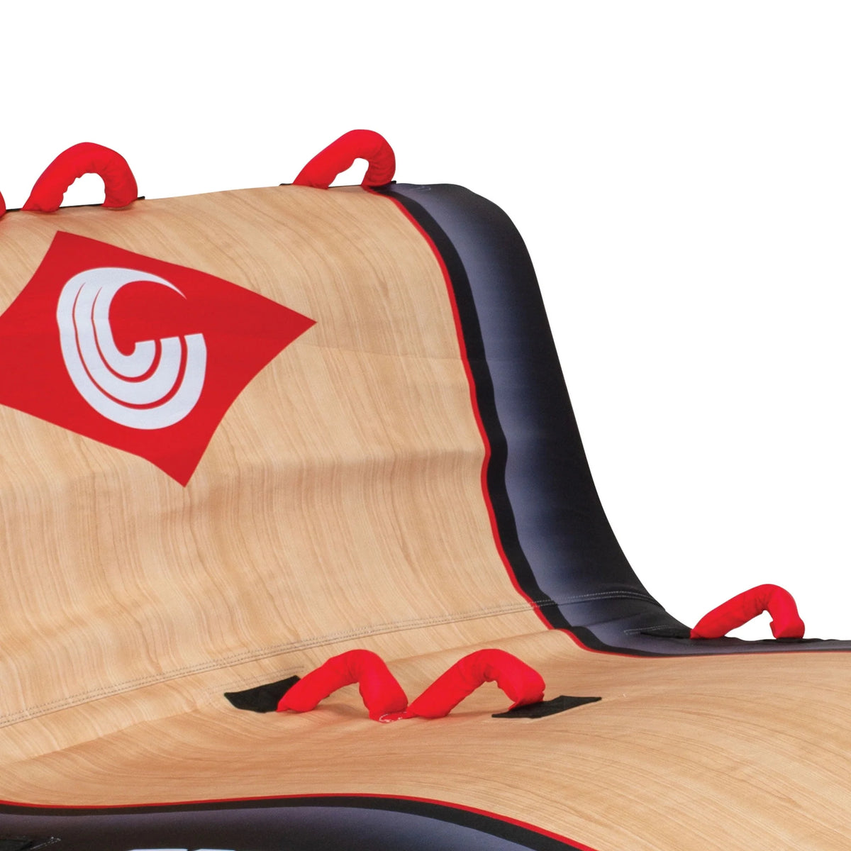 Red 2 Person Inflatable Towable Lounge Inner Tube O842098