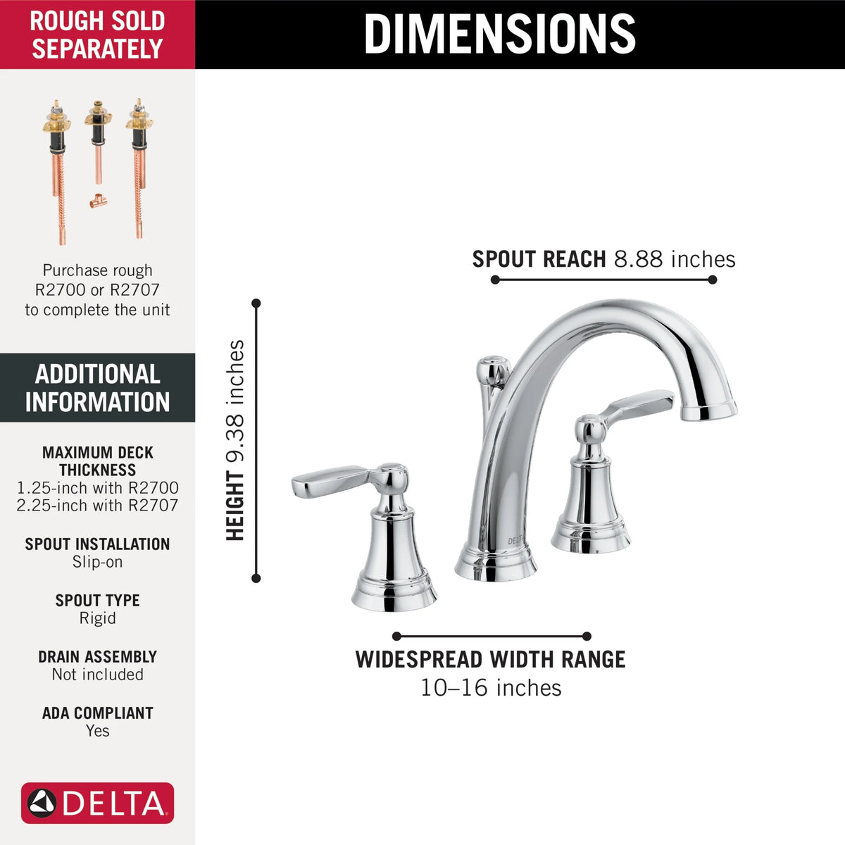 Roman Tub Trim J7724
