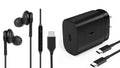 25W Type C UL Certified Charger with USB C Cable and USB Type C Headphones Z849