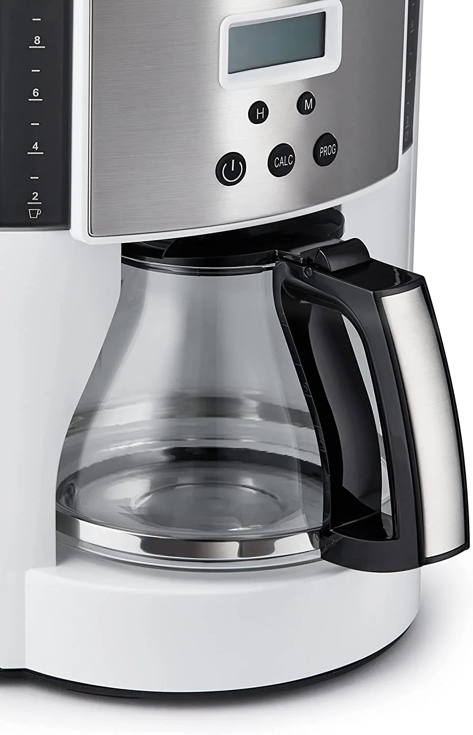White 10 Cup Stainless Steel Drip Coffee Maker C56896