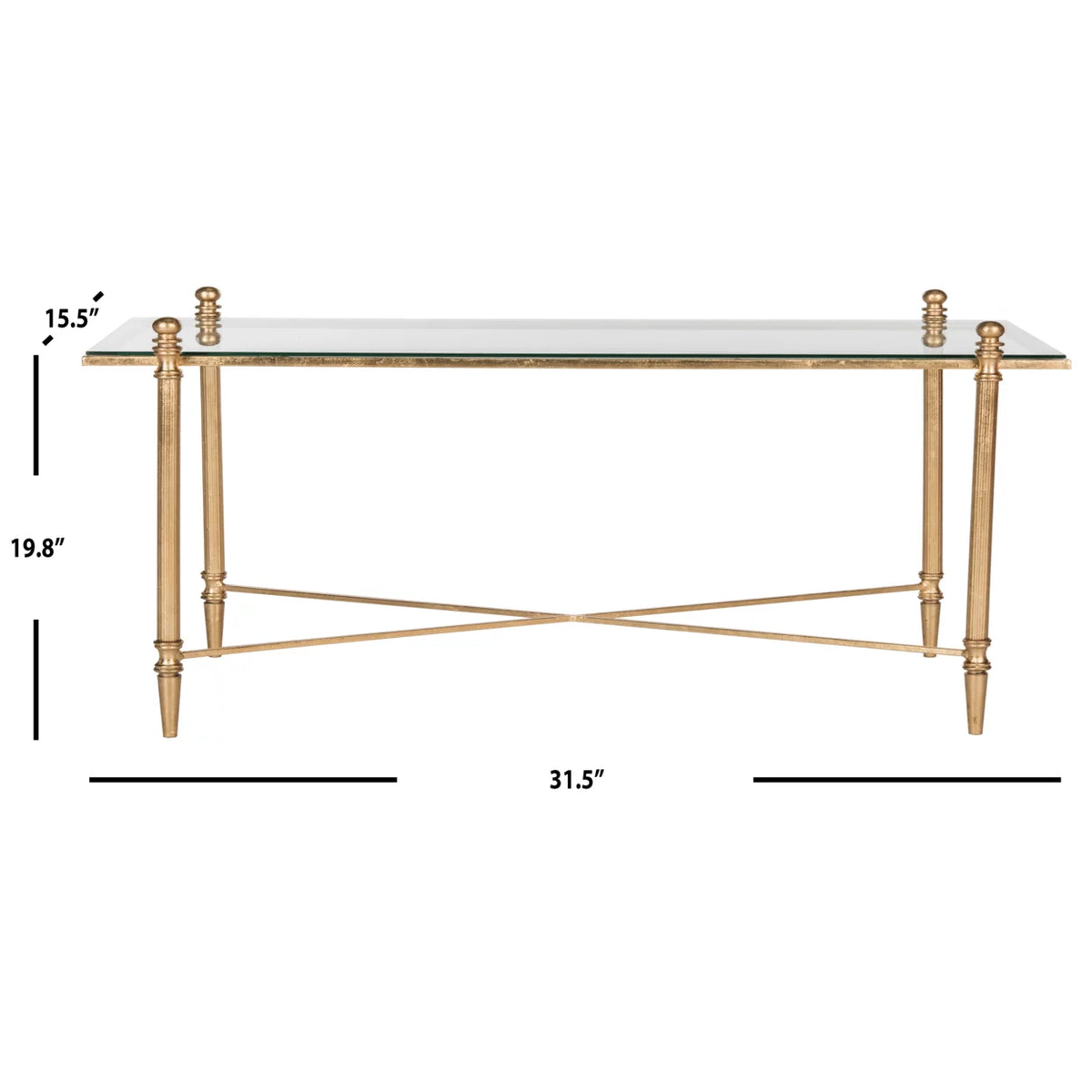 Rustic Solid Coffee Table Y7147
