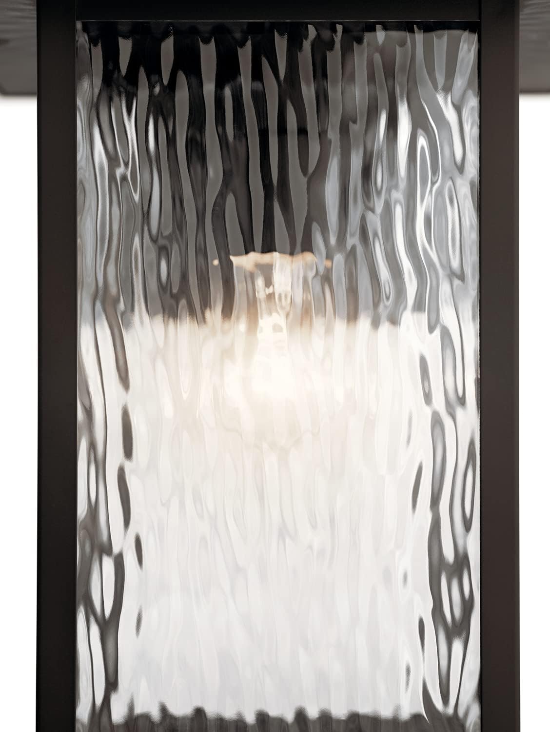 1 Light Outdoor Wall Light with Clear Water Glass E8574