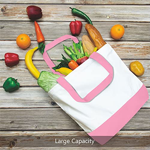 3-Pack 12oz Cotton Canvas Tote Bags E780133
