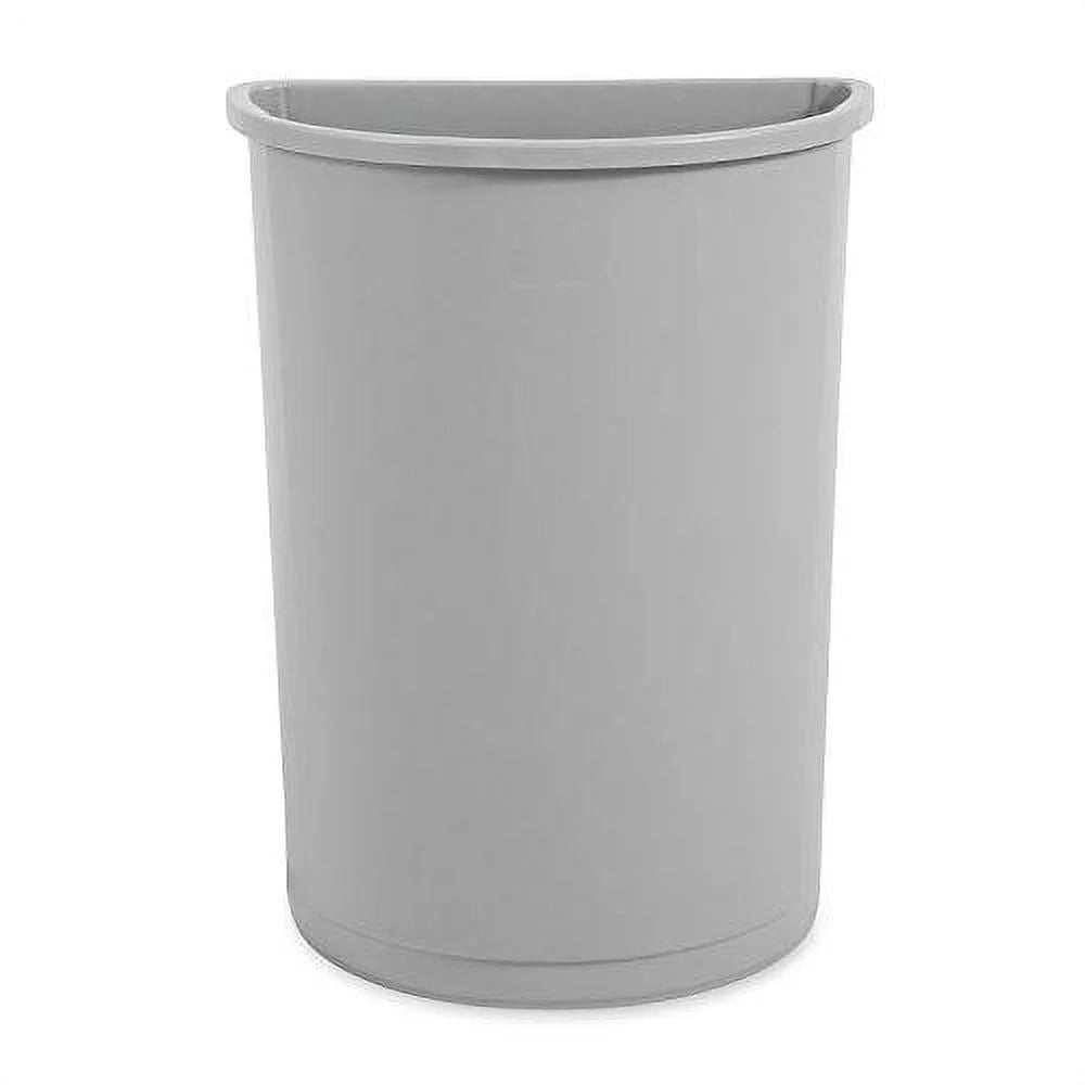 Half-Round Plastic Waste Container L784