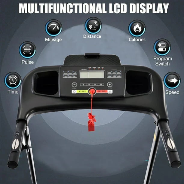 Folding Incline Electric Treadmill E859876