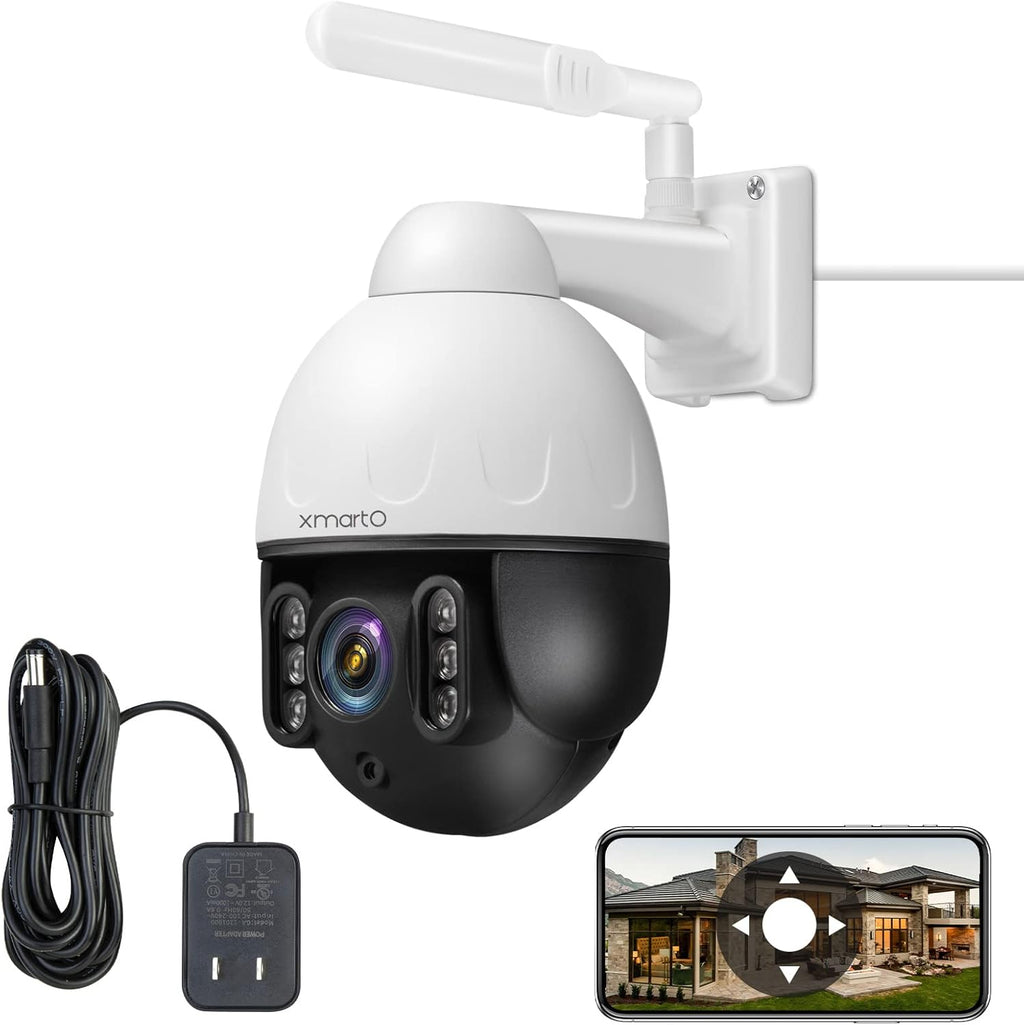 5MP 40x Zoom Auto-Track Rotation Wireless Security Camera I8444