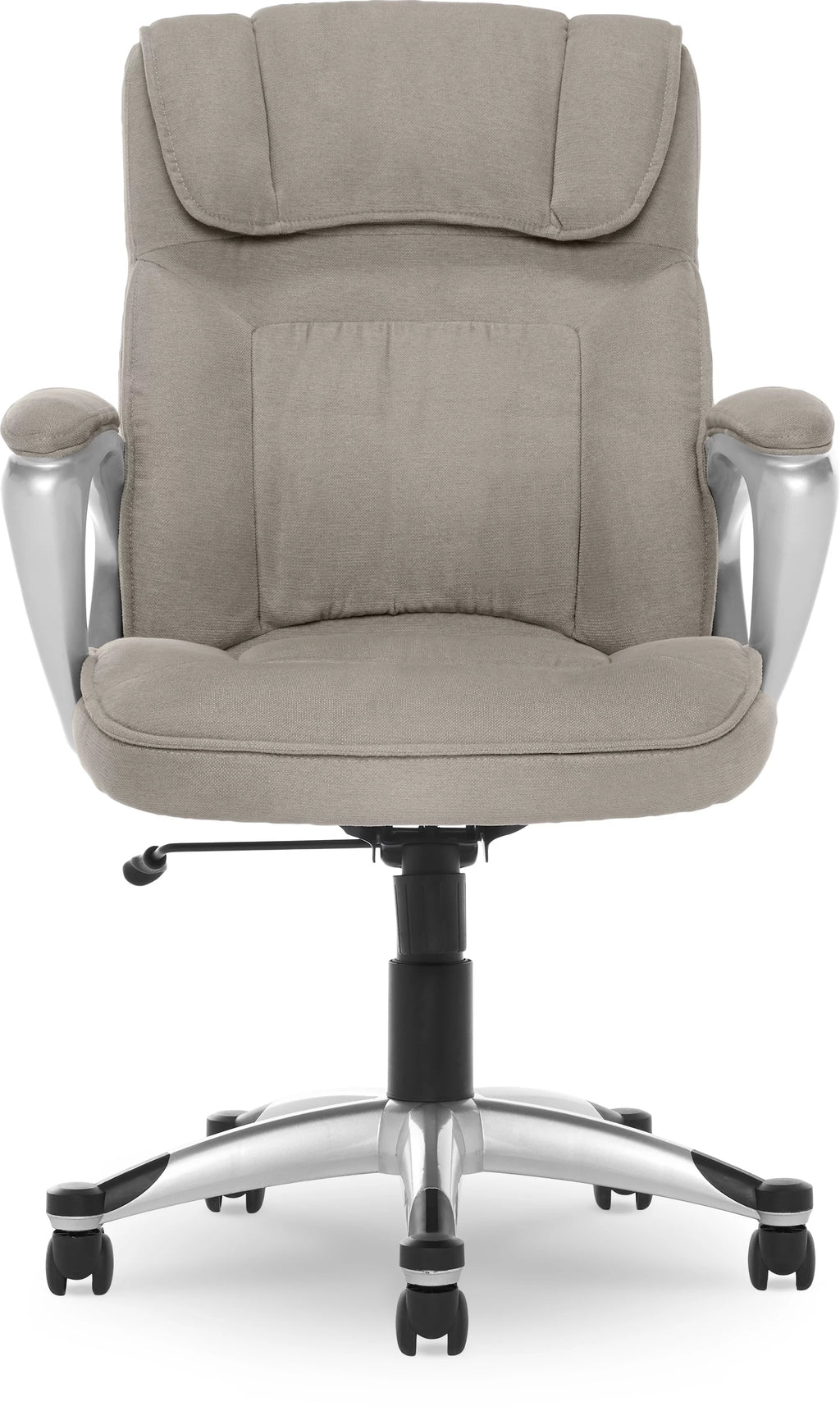 Gray Fabric High-Back Office Chair with Arms O509545