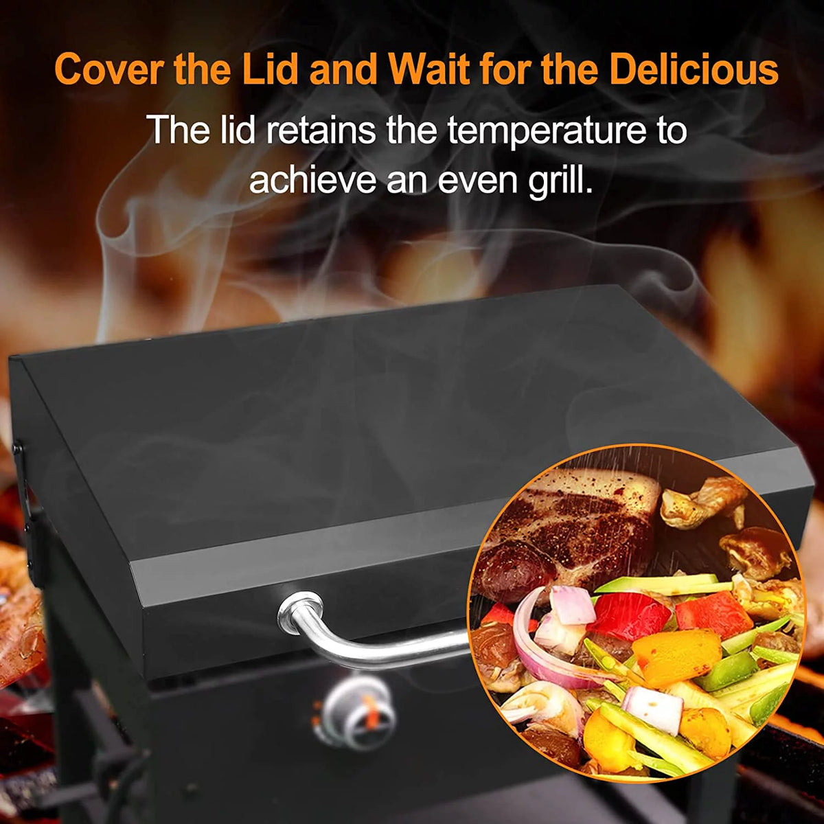 Hinged Lid for 28 inch Griddle Y1847