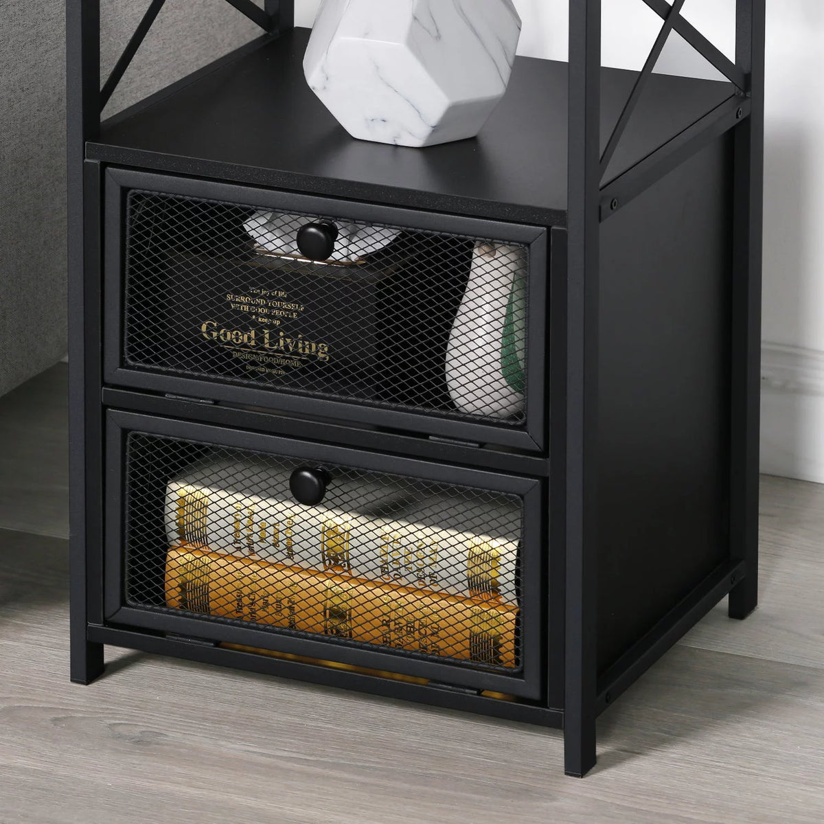 3-Piece Bed Frame and 2 Nightstand I342720