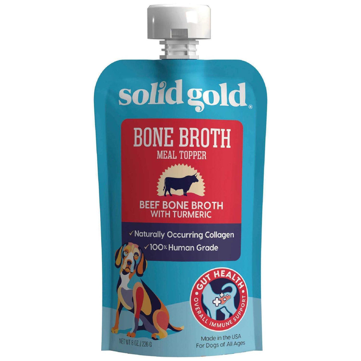 Solid Gold Beef Bone Broth with Turmeric Dog Food Topper P8761