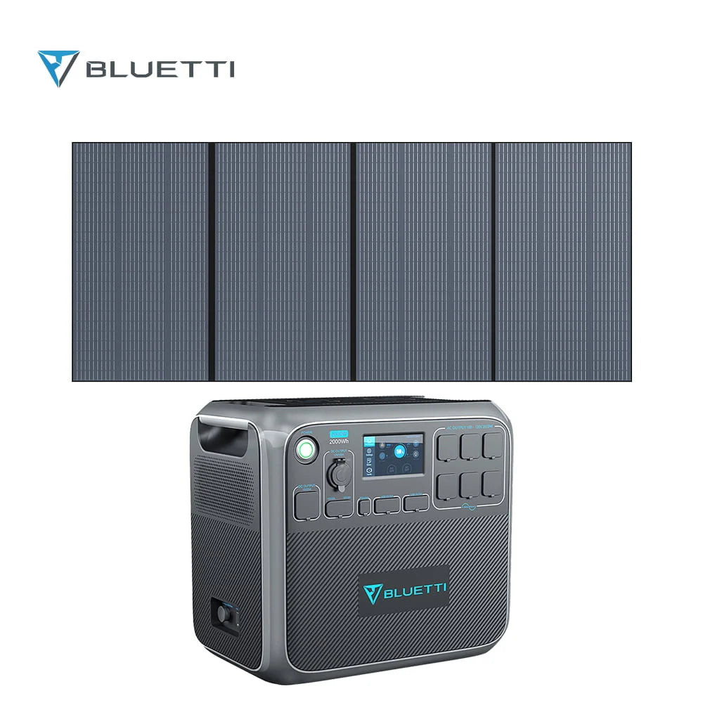 2000Wh Portable Power Station with 350W Solar Panel K422