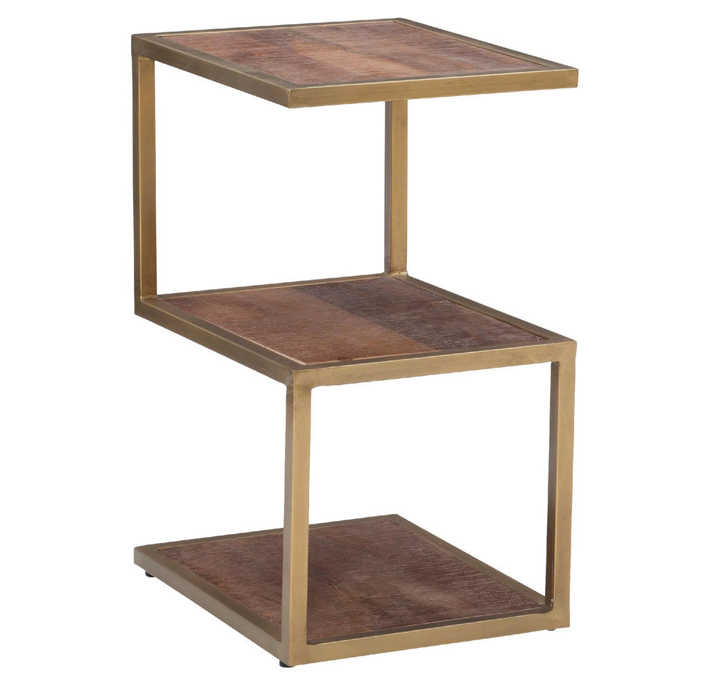 3-Tier Metal Accent Side Table U8027